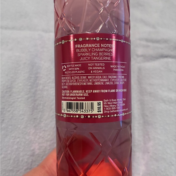 Bath & Body Works “Champagne Toast”Fine Fragrance Mist - 8 fl oz - Picture 3 of 4